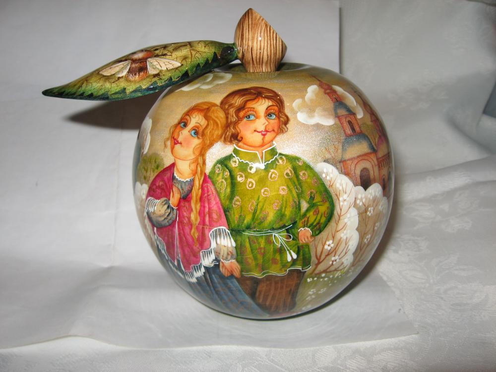 wooden apple